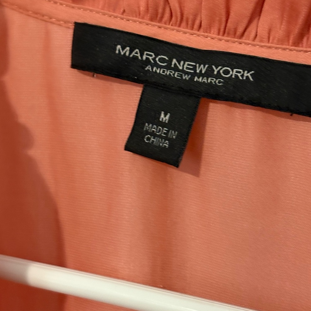 Women’s Marc New York Elegant Women's Wrap Blouse - Rust | Size Medium - Picture 10 of 12